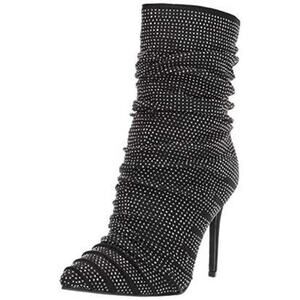 Penny Loves Kenny Overt Rhinestone Embellished Pointed Toe Boots Women's Size 10